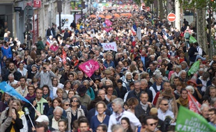 Manifestation contre le projet de loi d'extension de la PMA à Paris.