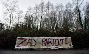 Le site de Notre-Dame-Des-Landes le 5 janvier 2016