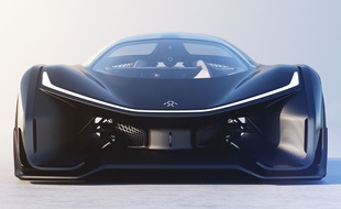 Le prototype FFZero1 du constructeur californien Faraday Future.