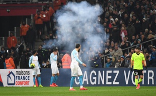 Un pétard a atterri sur la pelouse de Marseille-Lille.