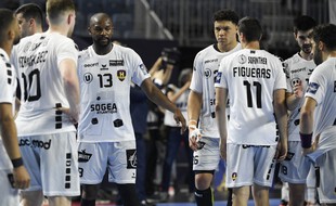Le désarroi des Nantais à la fin du match.