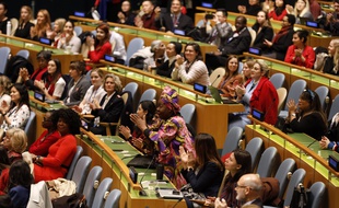 Assemblée de l'ONU le 7 mars 2020, à l'approche de la Journée internationale des droits des femmes