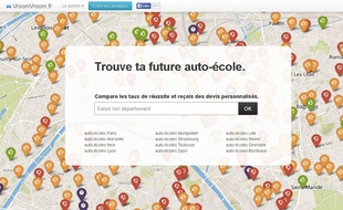 Capture d'écran du site Vroomvroom.