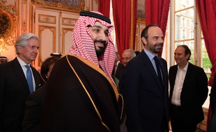 Mohammed ben Salmane, le 9 avril 2018 à Paris.