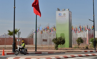 Le site de la COP22 à Marrakech, au Maroc.