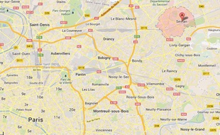 Google map de Sevran.