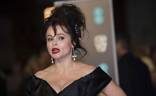 L'actrice britannique Helena Bonham Carter à la cérémonie des BAFTA Awards 2018 à Londres.