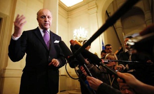 Le ministre français des Affaires étrangères, Laurent Fabius, au Quai d'Orsay à Paris le 5 mars 2014