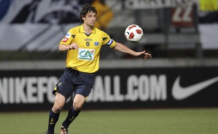 Jérémie Bréchet, ici lors d'un match Nancy-Sochaux le 8 janvier 2011, est la première recrue des Girondins lors de ce mercato.