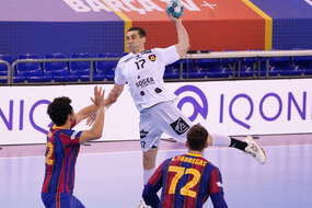 Kiril Lazarov face à Barcelone le 13 février dernier.