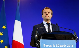 Macron à Bercy le 30 août 2016.