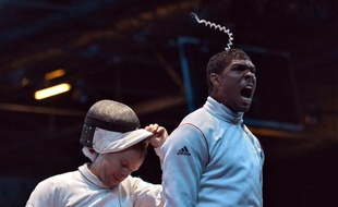 Le Français Yannick Borel, éliminé à l'épée, le 1er août 2012 à Londres.