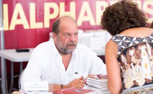 Eric Dupond-Moretti, lors d'un salon du livre en 2018.