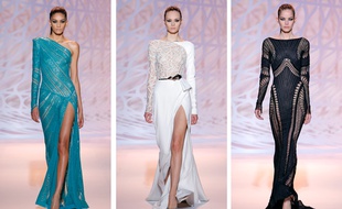le défilé couture automne-hiver 2014-2015 a eu lieu aux Beaux-arts à Paris.