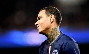 Gregory Van der Wiel, avec le PSG contre Nicosie en 2014.