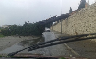 La tempête dans l'Ardèche le 20 juillet 2014