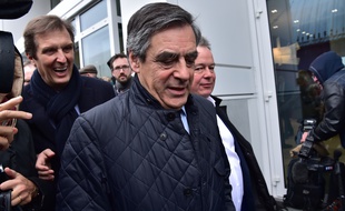 François Fillon le 1er mars 2017 après sa conférence de presse