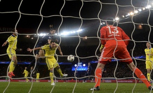 Thibaut Courtois a été brillant avec Chelsea face au PSG (1-1), 8e de finale de Ligue des champions, le 16 février 2015.