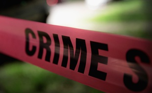 Sécurisation d'une scène de crime, le 26 mai 2017 à Chicago, aux Etats-Unis.