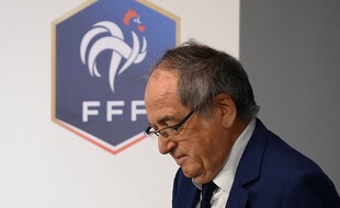 Noël Le Graët, au siège de la FFF, en mars 2021