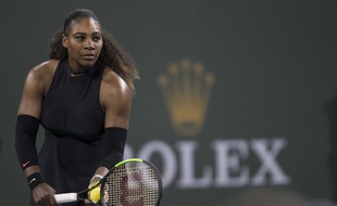 Serena Williams a remporté son premier match depuis 14 mois au 1er tour d'Indian Wells, le 9 mars 2018.