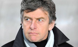 L'entraîneur français de Lorient Christian Gorcuff le 6 février 2009 à Paris lors du match face au PSG.