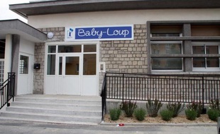 Vue le 3 juin 2014 de la crèche privée Baby-Loup de Conflans-Sainte-Honorine, à l'ouest de Paris, qui fut au coeur d'un médiatique procès sur le port du voile