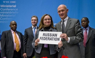 La Russie a franchi vendredi le dernier obstacle de son protocole d'adhésion à l'Organisation mondiale du commerce (OMC), avec le feu vert donné par les ministres du commerce des 153 pays-membres de cette organisation, réunis en conférence à Genève.