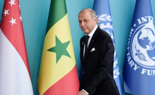 Le ministre français des Affaires étrangères Laurent Fabius, le 15 novembre 2015 à Antalya pour le sommet du G20 en Turquie