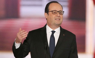 François Hollande lors de la conférence de presse du 5 février 2015.