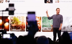 Mark Zuckerberg, créateur de Facebook, lors de sa dernière présentation, le 30 avril 2019.