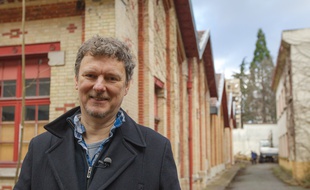 Michel Gondry, le 14 janvier 2014, à Aubervilliers.
