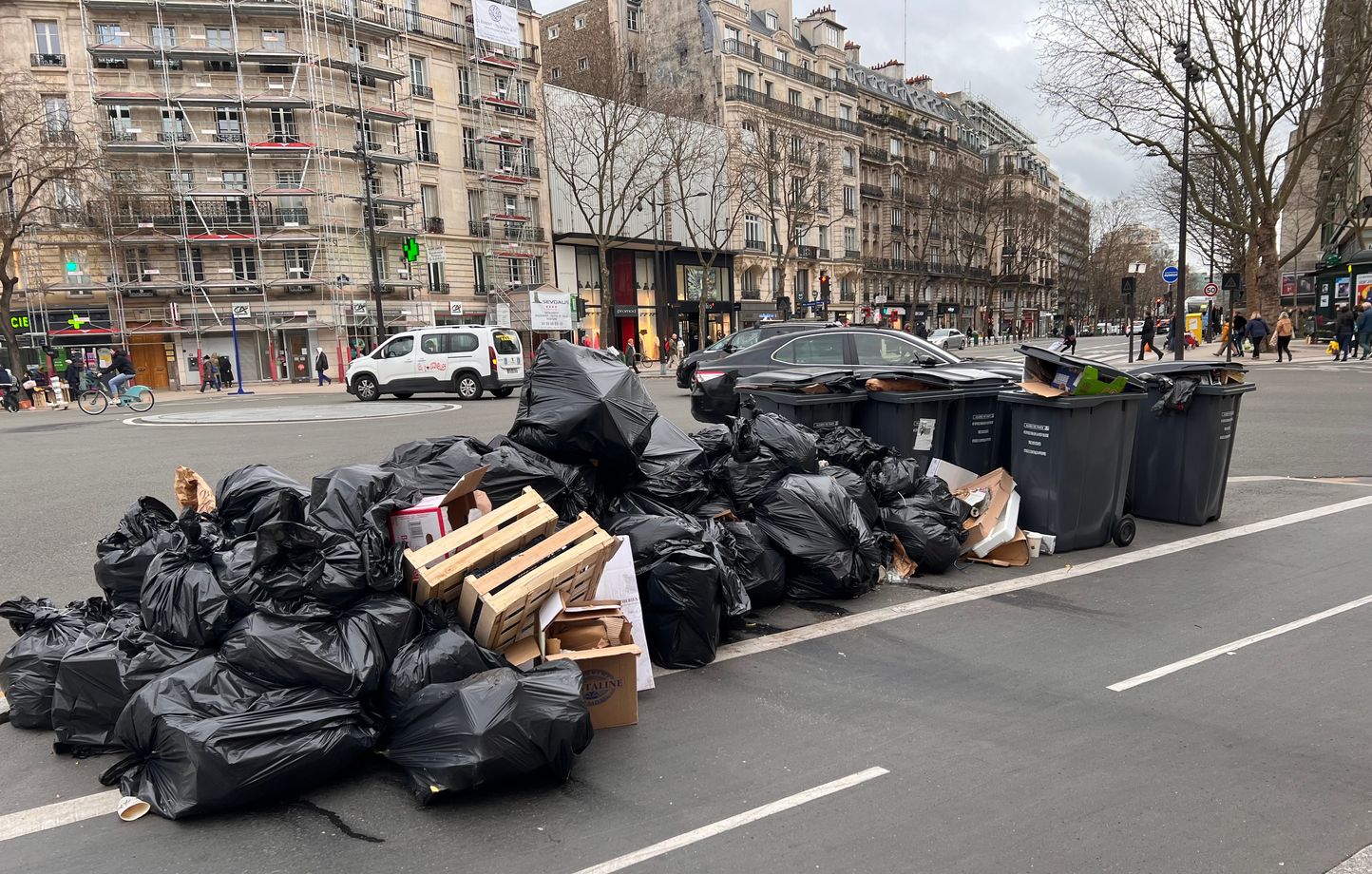 Gr ve des boueurs Un risque sanitaire pr occupant s accro t