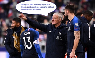 Deschamps encourage Giroud à quitter Chelsea pour retrouver du temps de jeu.