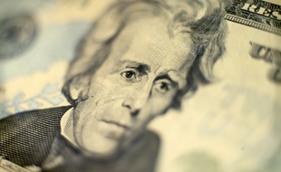 Illustration - Un billet de 20 dollars