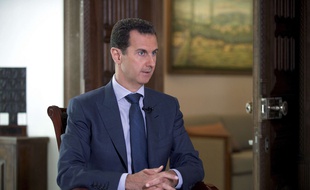 Bachar al Assad, le président syrien en septembre 2016. Vendredi 6 avril 2017, la présidence syrienne a qualifié les frappes américaines sur une base militaire syrienne d'«acte idiot et irresponsable».
