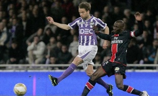 Etienne Didot lors de Toulouse - PSG le 22 mars 2009.