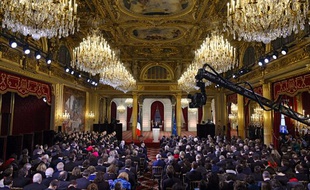 La conférence de presse de François Hollande, le 15 janvier 2014.