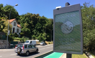 Le radar est installé sur l’un des axes les plus fréquentés de Villeneuve-Loubet
