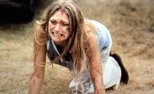 Marilyn Burns dans Massacre à la tronçonneuse en 1974