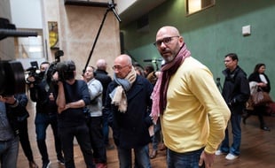 François Devaux, cofondateur de La Parole Libérée ce jeudi matin, à l'issue du jugement.