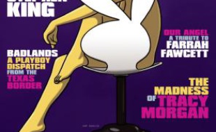 Marge Simpson, en couverture du magazine «Playboy» de novembre 2009