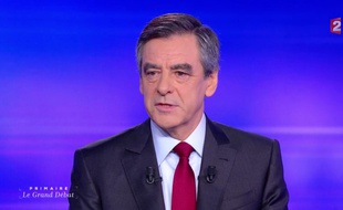 François Fillon, lors du dernier débat de la primaire à droite.