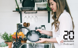 Illustration d'une personne en cuisine