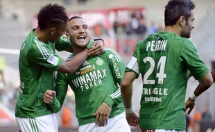 Saint-Etienne a disposé d'Ajaccio (4-2) le mercredi 24 avril 2013.
