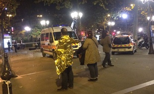 Des personnes prisent en charge par les secours
