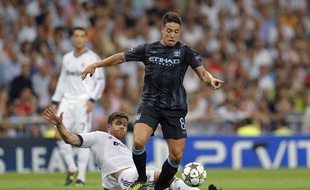 Samir Nasri face au Real Madrid, le 21 septembre 2012