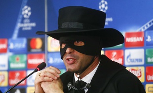 Zorro Fonseca, en conférence de presse après la qualification du Chakhtior Donetsk en 8e de finale de Ligue des champions, le 6 décembre 2012.