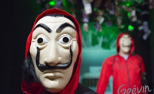 L'un des personnages de «La Casa de Papel» exposé au Musée Grévin.