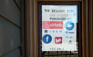 Une affiche pour la proposition F à San Francisco le 3 novembre 2015